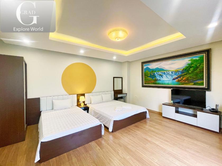 Phòng cho 3 người có Ban Công