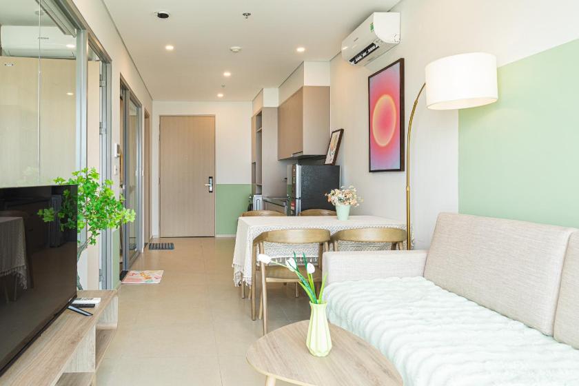 Căn hộ 2 phòng ngủ nhìn ra cảnh thành phố