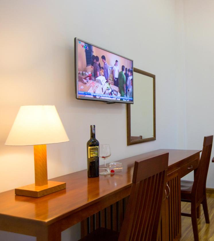 Phòng Deluxe Giường Đôi với Hướng Vườn/Ban Công