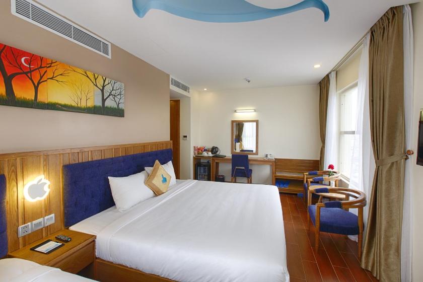 Phòng Deluxe Gia Đình Nhìn Ra Một Phía Biển