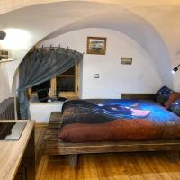 Medieval stylish studio in 17th century house