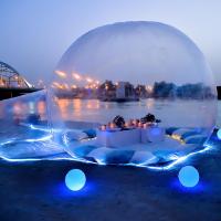 Bubble tent for couple to spend romantic time