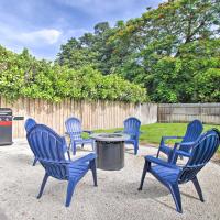 Modern Escape with Yard Less Than 4 Mi From the Beach!