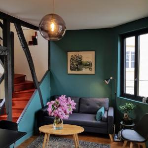 Appartement Typique Rouen centre avec parking gratuit