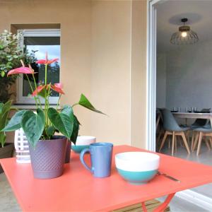 Tout confort ! Calme, Climatisation, Parking gratuit, Grande Terrasse, Ascenseur, Wifi