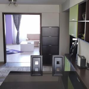 Luxury apartment with two bedrooms and large living room, 100 square meters, city center