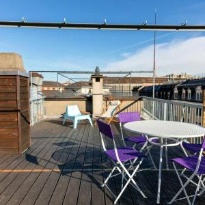 Cozy studio with Roof Terrace for 3