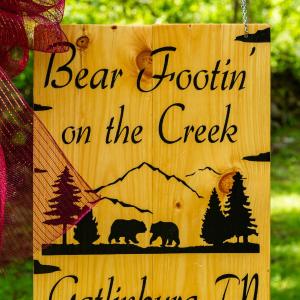 BEAR FOOTIN' on the CREEK