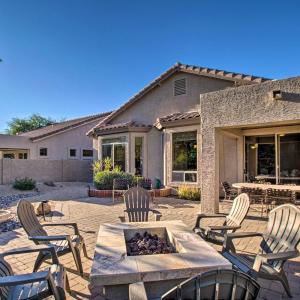 Modern Mesa Resort-Style Home with Fire Pit and Yard