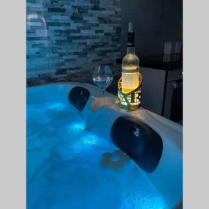 Joli T2, jacuzzi, lit rond, jardin, parking privé, métro