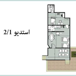 Chalet2 A1 ground floor sea view with 2 terraces 114 Green Beach
