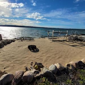 Crystal Lake Hillside with Private Sandy Beach