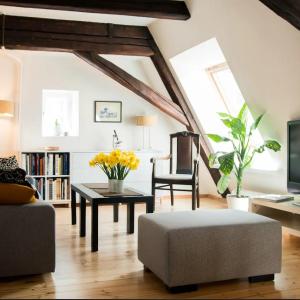 Sunny mansard in the heart of Old Town