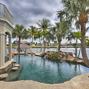 Luxe Cape Coral Escape with Boat Dock and Cabana!