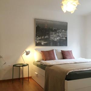 2 rooms with balcony, central, quiet location