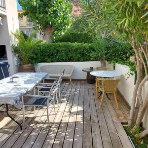 Appartement climatisé 3 pièces, 6 pers, terrasse, BBQ, parking privé, à 100 m de la plage - FR-1-423-253