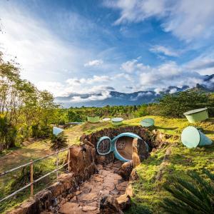 SaffronStays AsanjA Dragonfly - 3 BR India first earth sheltered home