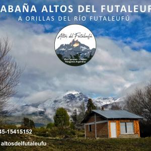 Cabaña de CAMPO Altos del Futaleufu sobre COSTA DE RÍO