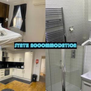 LONG STAYS 1 Bedroom Studio Serviced Apartment with Free Netflix and Wi-Fi! Perfect for Coupled & Solo Guests