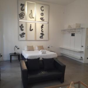 Loft Farnese 1 suite luxury area soggiorno e cucina