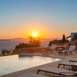 Newly built spectacular Sunset villa at St. John, Mykonos