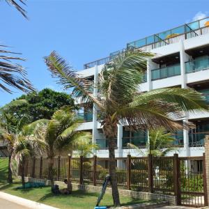 Na praia - Araça 505 Super Luxo - Ampla varanda frente mar