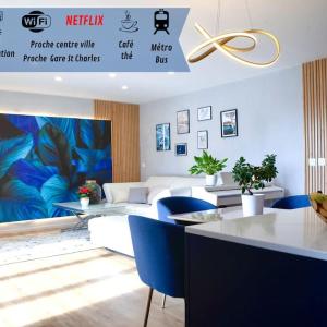 T3 Le Designer 4è-Terrasse-climatisation & Netflix