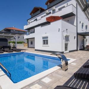 Apartment in Okrug Gornji with sea view, balcony, air conditioning, WiFi 5134-7
