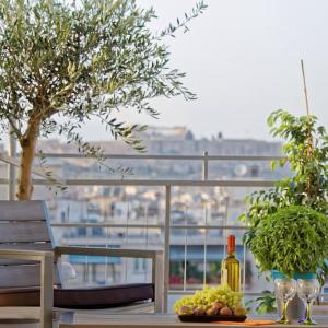 Large terrace with Acropolis of Athens view