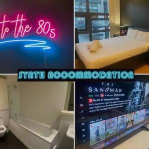 80s RETRO 1Bedroom Apart Canary Wharf London
