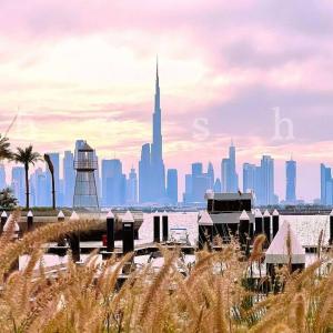The Shrashi Suites, Dubai Creek Harbour - Paradise on the Island with Dubai Skyline & Waterfront View