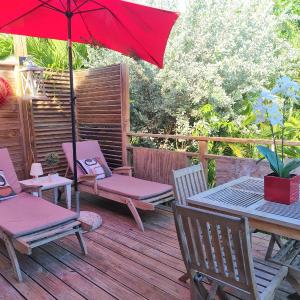 Appartement au coeur d'Orient Bay avec terrasse jardin Jacuzzi et citerne