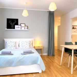 Moderne Ferienwohnung mit bodentiefer Dusche, Waschmaschine und Küche - 