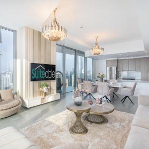 Luxurious 3BR Apartment with Panoramic Marina View