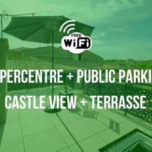 Mon toit carcassonnais •Hypercentre •Terrasse •Vue