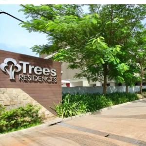 Trees Residence in Quezon City with balcony.