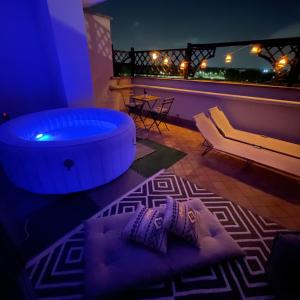 Vita lenta terrazza Roma Garbatella