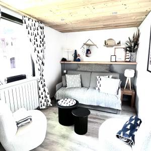 Appartement au cœur des Gets, proche des remontées, 2 chambres, 5 pers, Wi-Fi, parking privé - FR-1-671-44