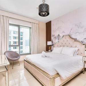 Bellavista Apartments Holiday Homes LLC - Striking - 1BR with Extra Twin Room - 29 boulevard - Partial Fountain View