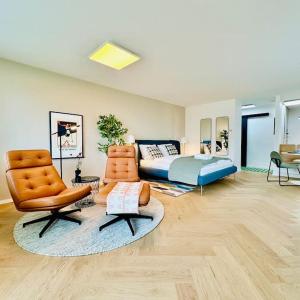 Modern City Studio with Air Condition & Balcony