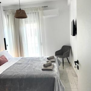 Athens white apartments