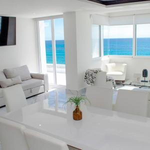 Luxury ocean front apartment, 2 br, beach, gym, spa