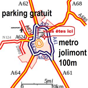 Pratique, Complet Sûr, Métro et Parking; Proche du Centre, de la Gare, de la Rocade, d'un supermarché. Tout à Pied.