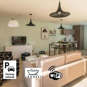 Côté Jardin avec Jacuzzi Privatif et parking privé