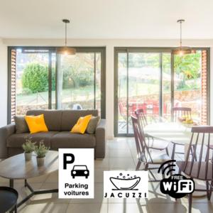 Plein Sud avec Jacuzzi Privatif et parking privé