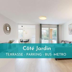 My Cozy Flat - Côté Jardin - Parking - Terrasse