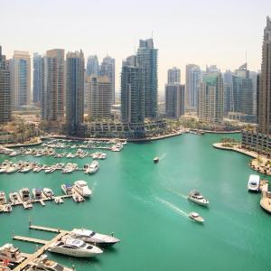 Ahlan HH - Breathtaking Marina View 2BR Suite at Damac Heights