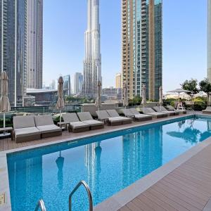 Lux 1 BD Apartment, 2 Min walk to Dubai Mall & Burj Khalifa - Act One Tower