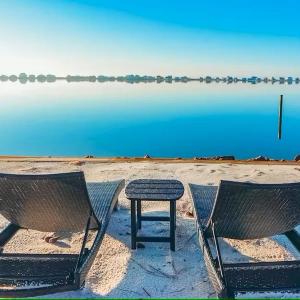 Waterfront Home With Private Beach & Hot Tub