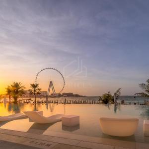 Panoramic sea view from new 2BD in La Vie JBR